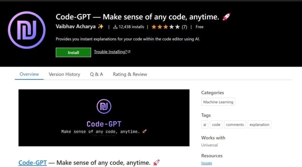Code-Gpt: Comprendiendo Y Optimizando Tu Código En Segundos Con Ia