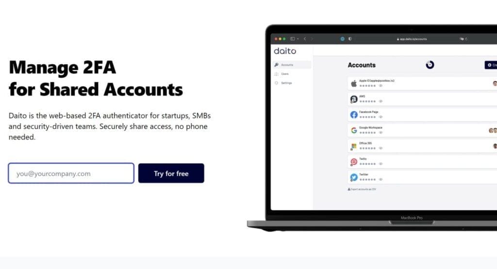 Daito : Autenticador 2Fa Basado En La Web Usando Ia