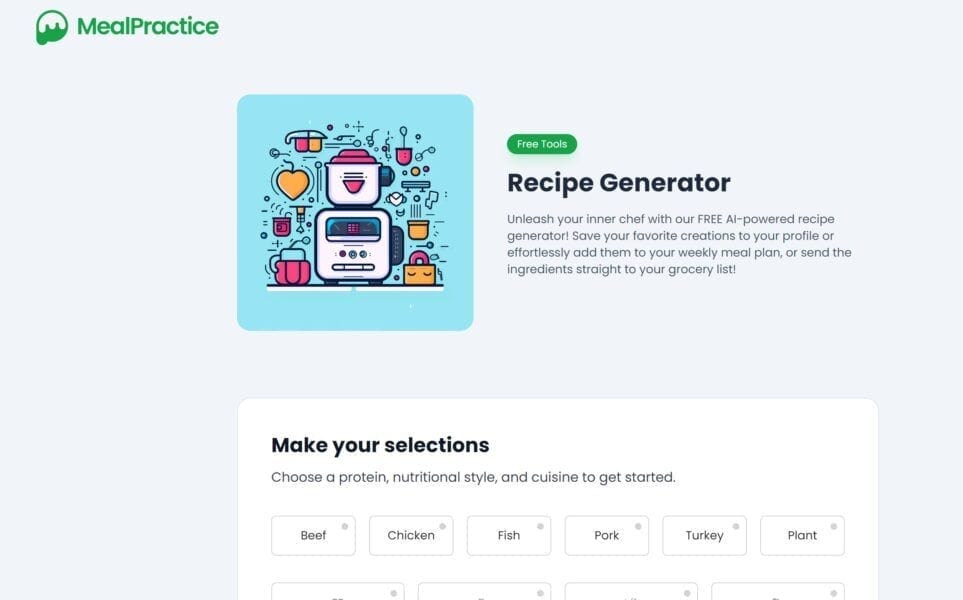 Mealpractice: Tu Aliado En La Cocina Con Ia