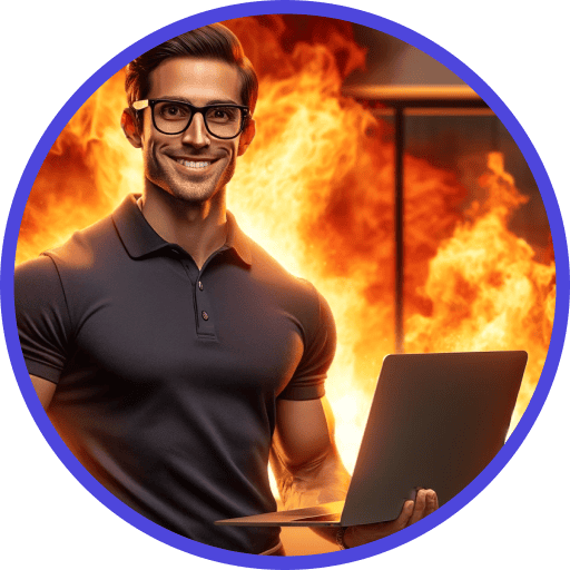 Roast My Landing Page Fire