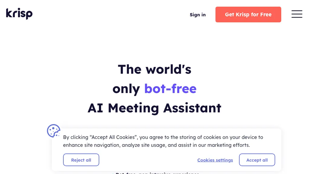 Krisp Ai Meeting Assistant