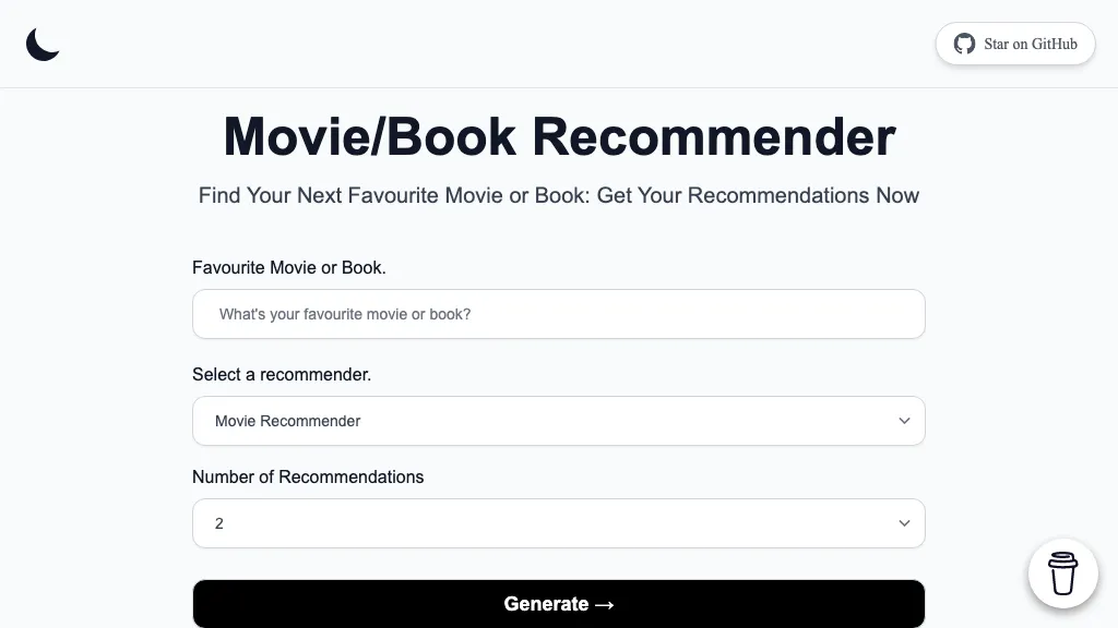 Movie & Book Recommender 1 Movie &Amp; Book Recommender