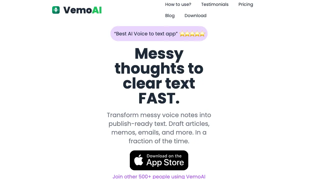 VemoAI 1 Vemoai