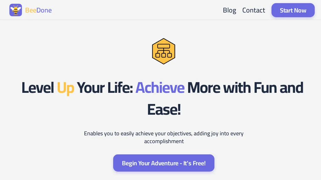 Beedone: The Productivity Game