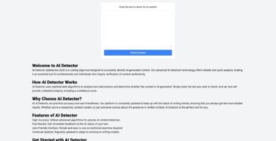 Ai Content Detection - Ai Detector Free