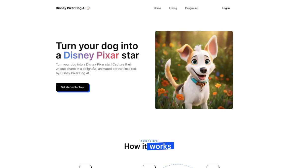 Disney Pixar Dog Ai