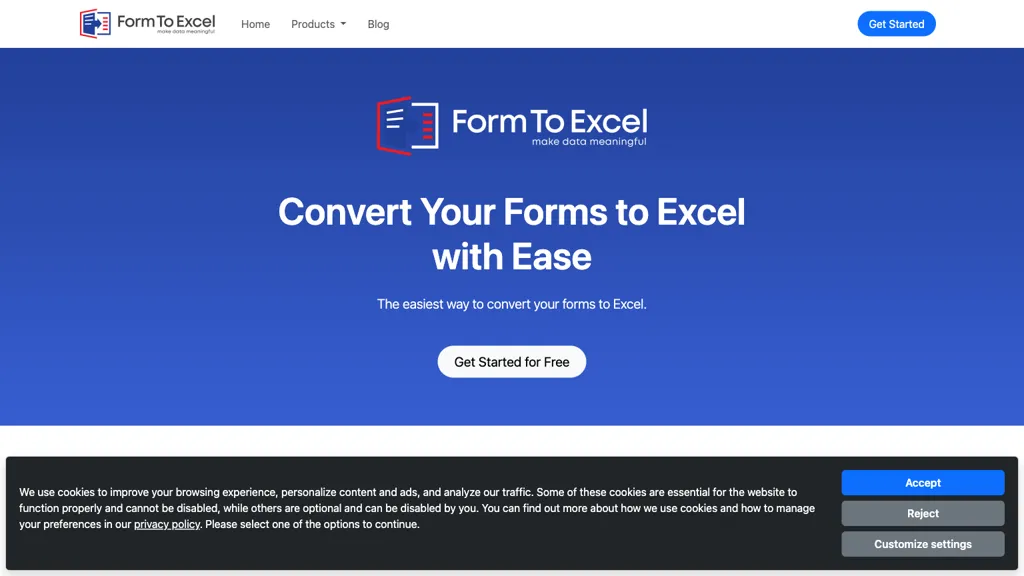 Formtoexcel