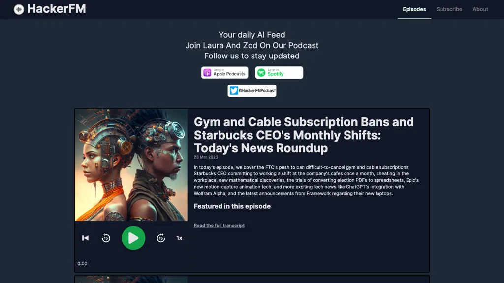 Hackerfm Podcast