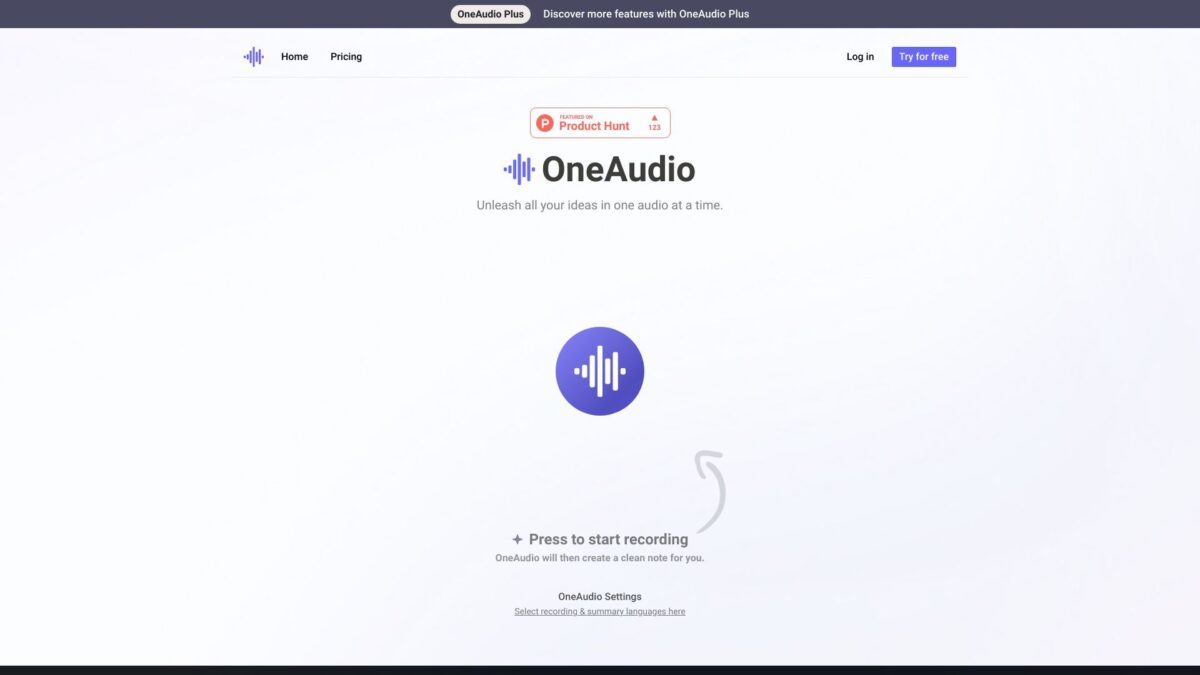 Oneaudio Ai