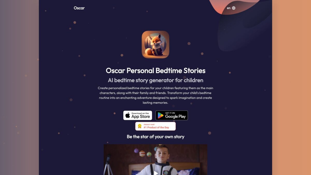 Oscar personal bedtime stories for kids 1 Oscar Personal Bedtime Stories For Kids