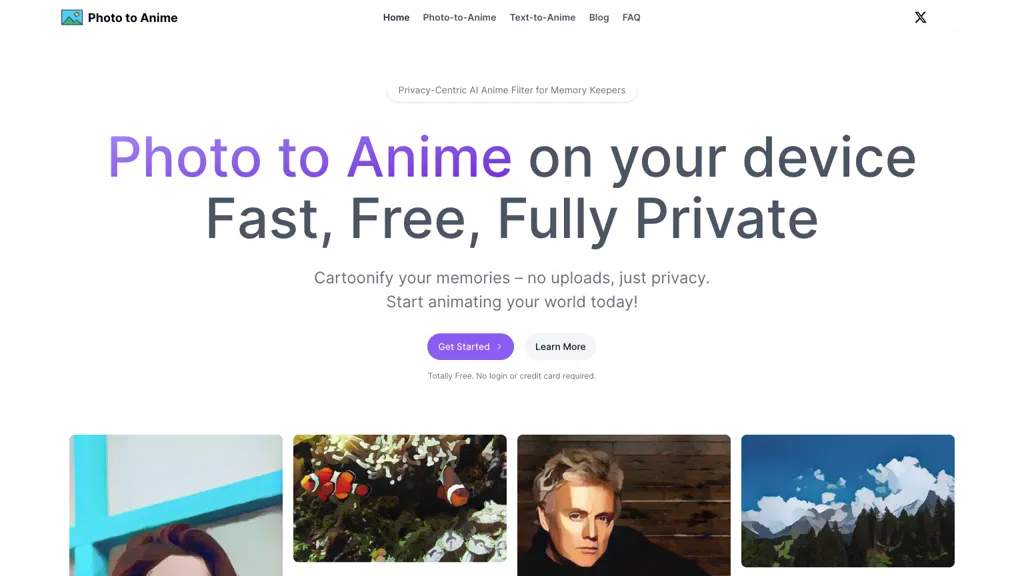 Photo To Anime