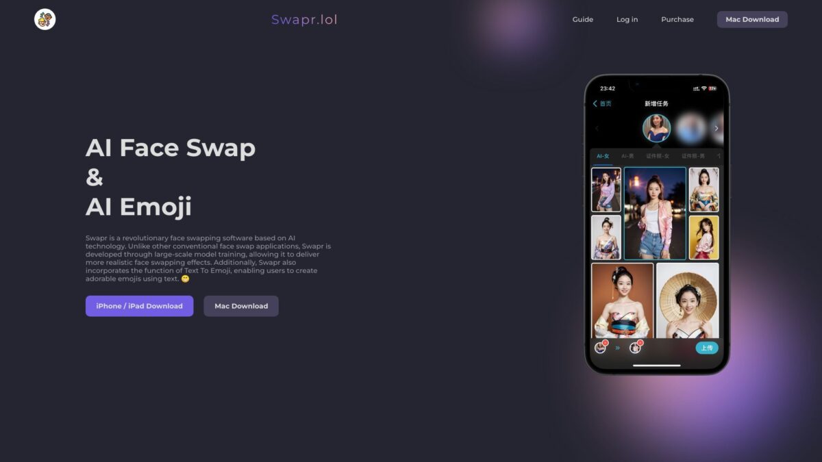 Swapr - Ai Face Swap &Amp; Ai Emoji