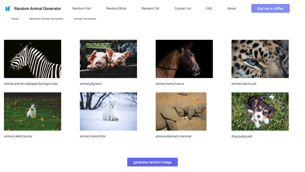Random Animal Generator