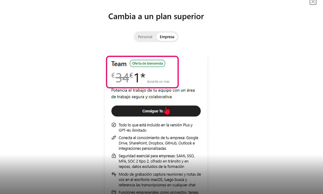 🧠 C&Oacute;Mo Conseguir Chatgpt Por Solo 1 Euro Durante Un Mes [Gu&Iacute;A Paso A Paso 2025]