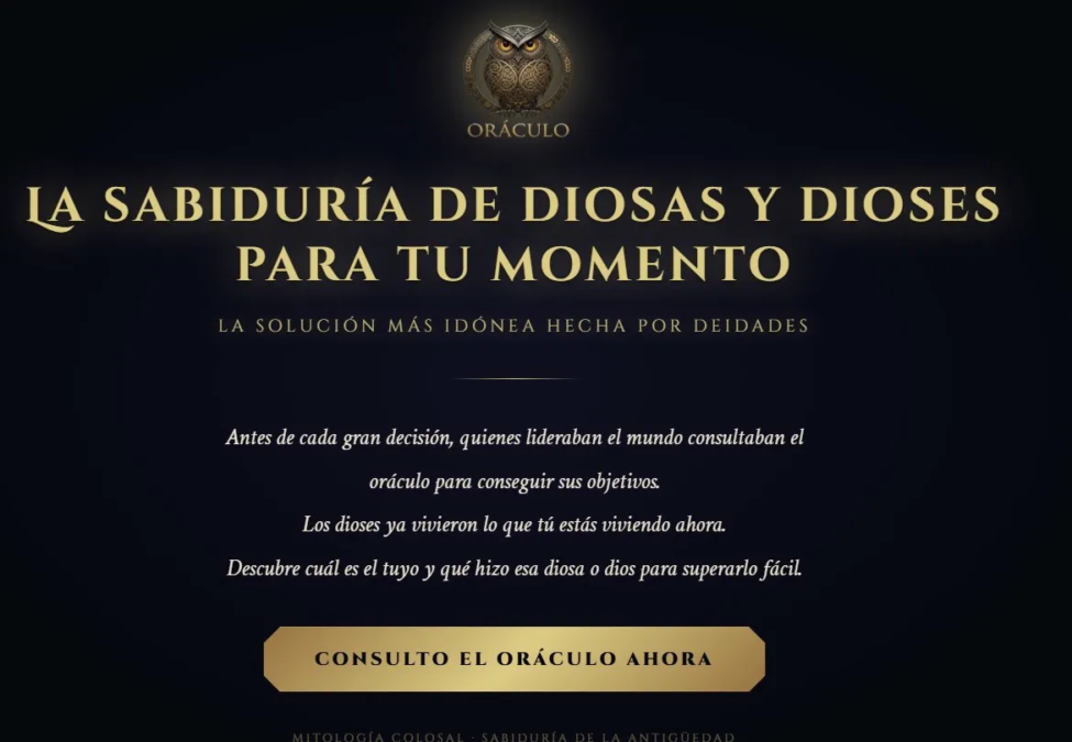 Aplicaci&Oacute;N Ia Or&Aacute;Culo Online De Mitolog&Iacute;A